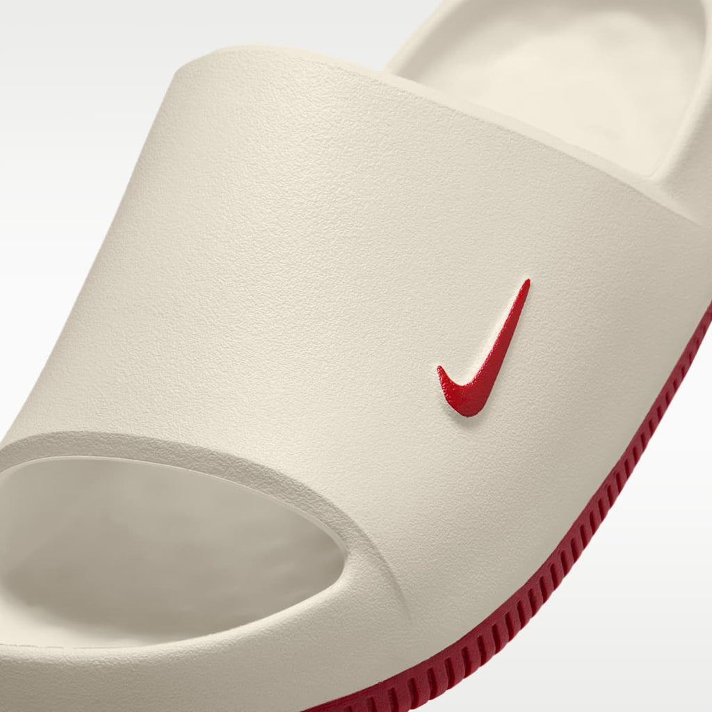 Nike Calm (San Francisco 49ers) Men's NFL Slides - Sail/Club Gold/Gym Red - Image 6