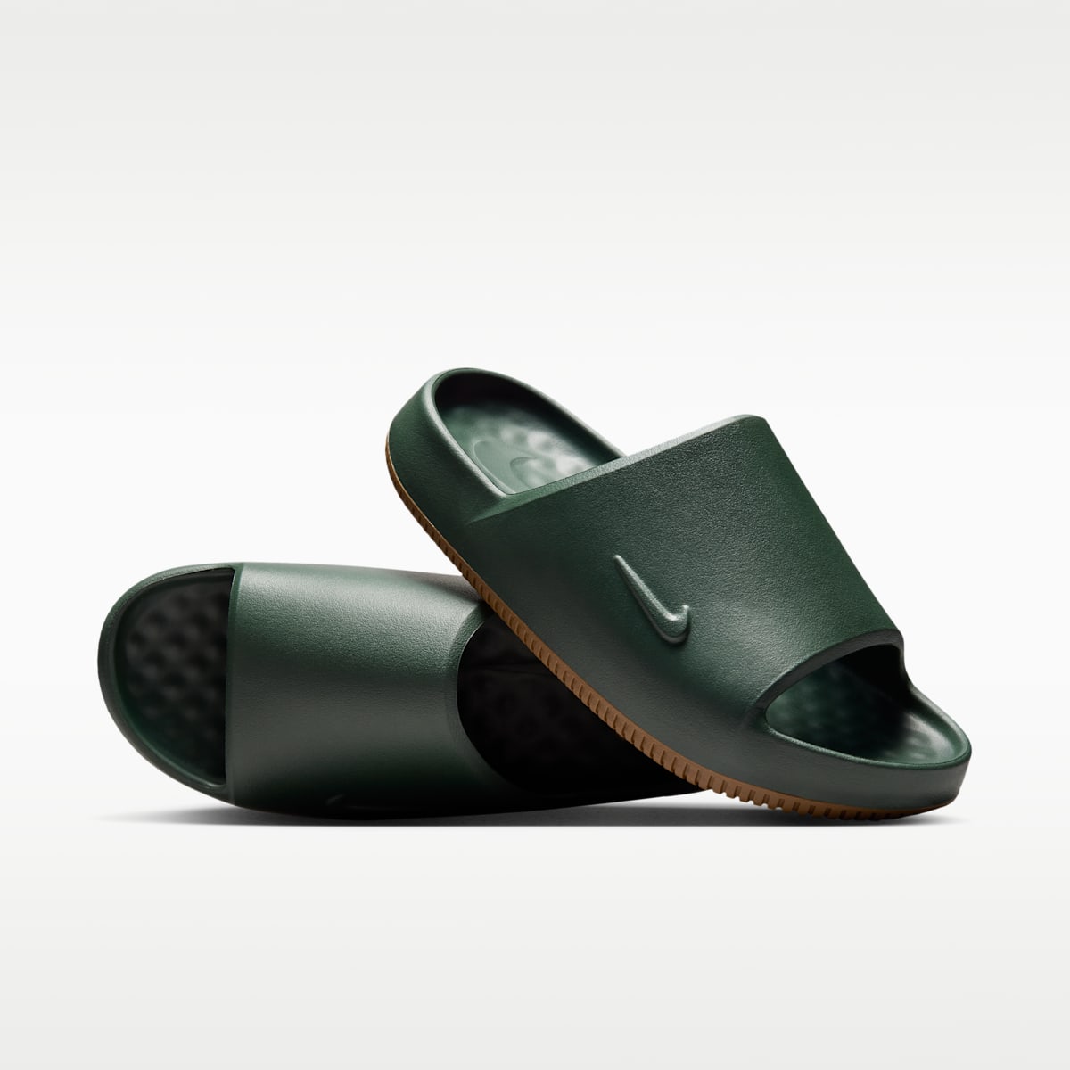 Nike Calm 2.0 Men's Slides - Fir/Gum Medium Brown - Image 1