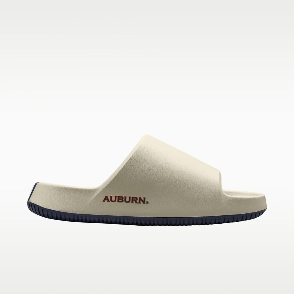 Nike Calm (Auburn) Men's College Slides - Sail/Sail/Team Orange - Image 4