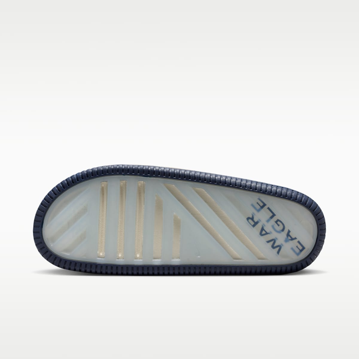 Nike Calm (Auburn) Men's College Slides - Sail/Sail/Team Orange - Image 3