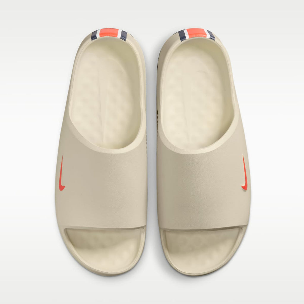 Nike Calm (Auburn) Men's College Slides - Sail/Sail/Team Orange - Image 5