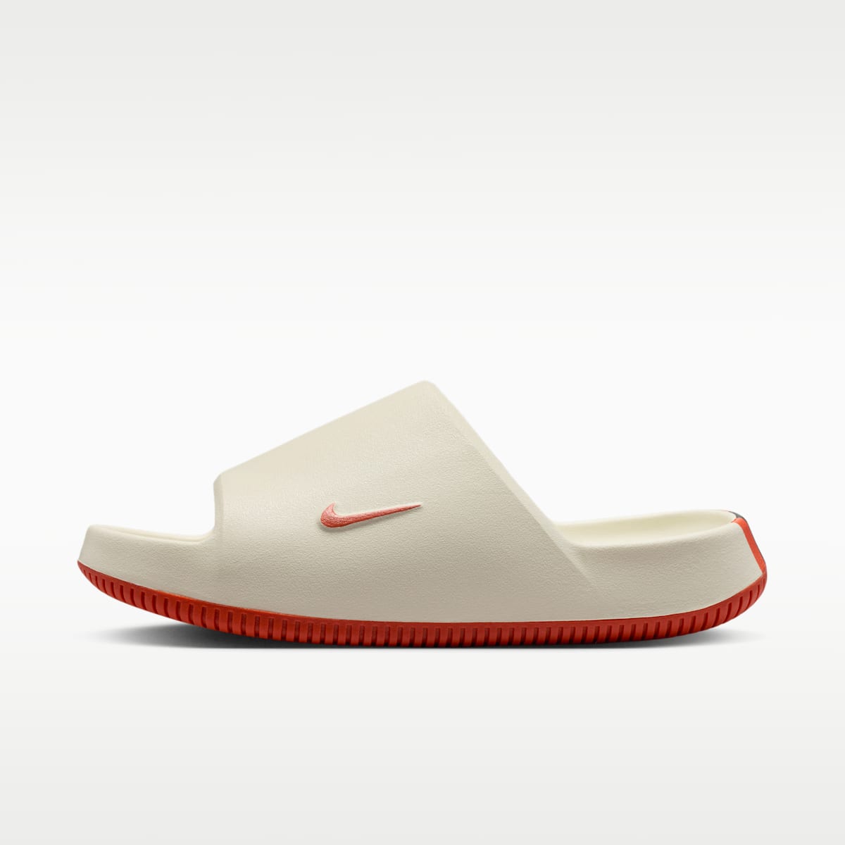 Nike Calm (Cincinnati Bengals) Men's NFL Slides - Sail/Black/University Orange - Image 2
