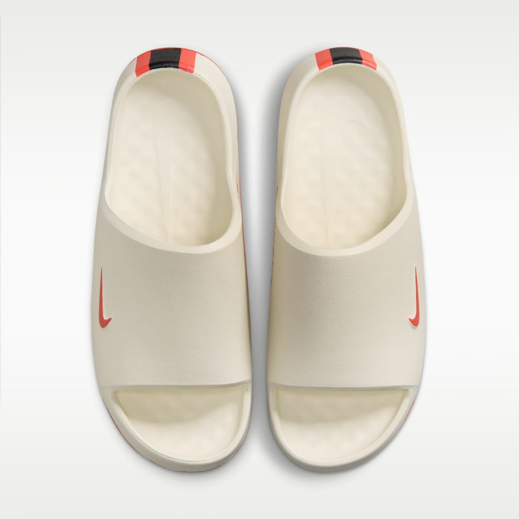 Nike Calm (Cincinnati Bengals) Men's NFL Slides - Sail/Black/University Orange - Image 5