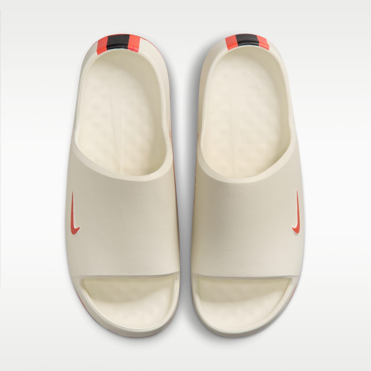 Nike Calm (Cincinnati Bengals) Men's NFL Slides - Sail/Black/University Orange - Image 5