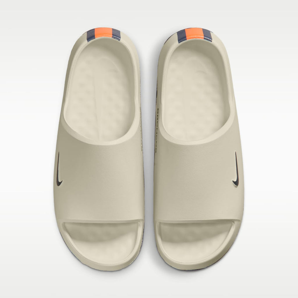 Nike Calm (Denver Broncos) Men's NFL Slides - Sail/Brilliant Orange/College Navy - Image 5