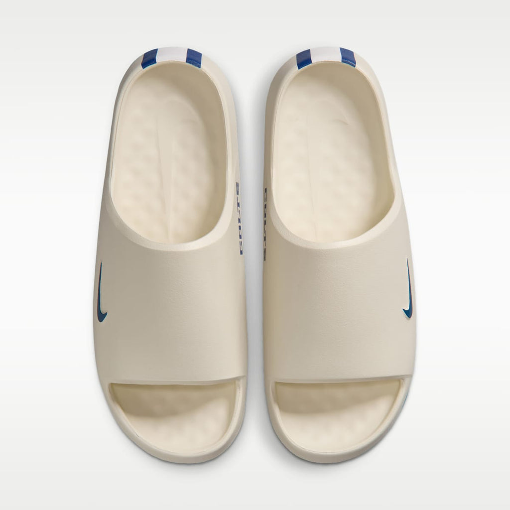 Nike Calm (Indianapolis Colts) Men's NFL Slides - Sail/White/Gym Blue - Image 5