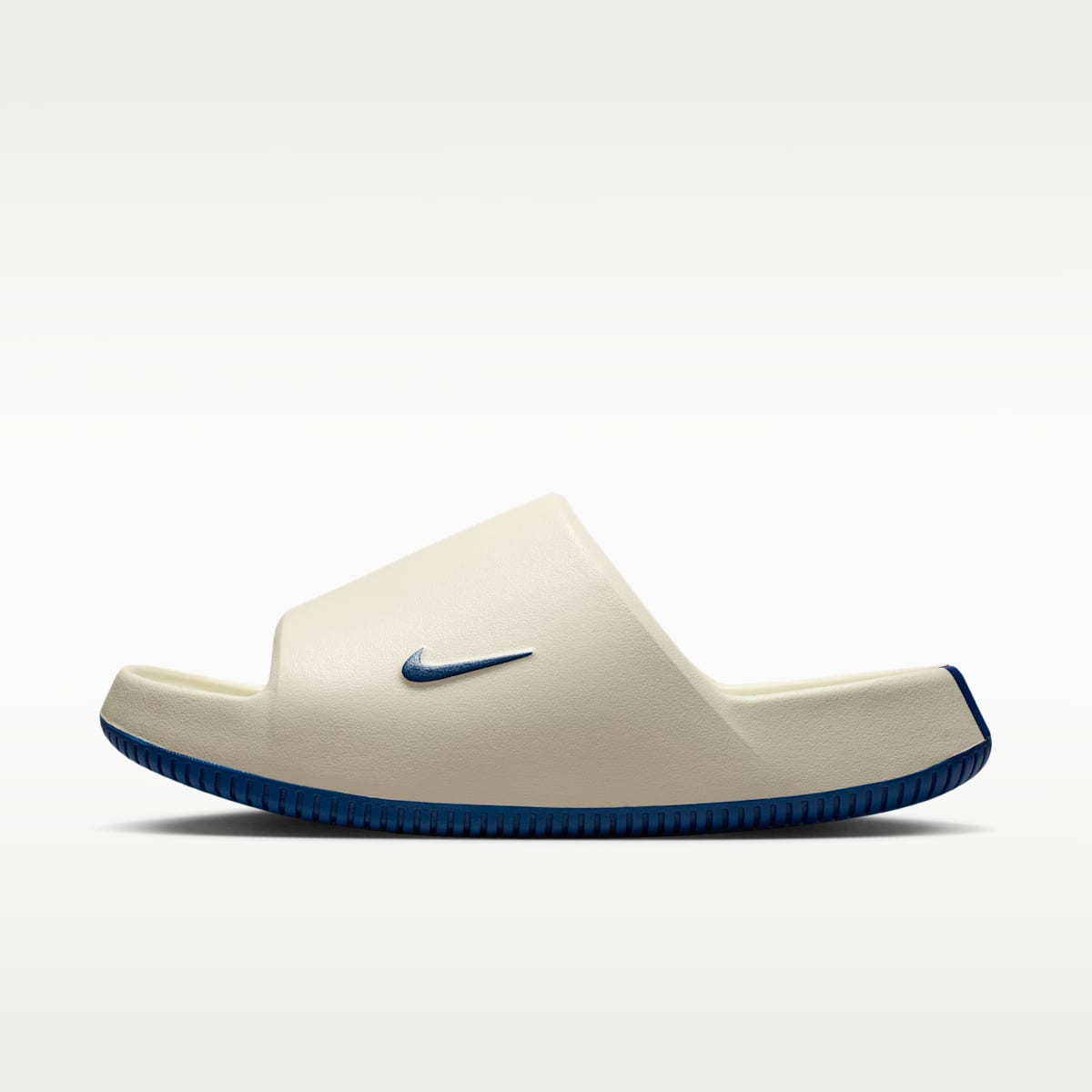 Nike Calm (Indianapolis Colts) Men's NFL Slides - Sail/White/Gym Blue - Image 2