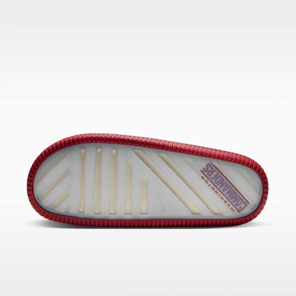 Nike Calm (Washington Commanders) Men's NFL Slides - Sail/University Gold/Team Red - Image 3