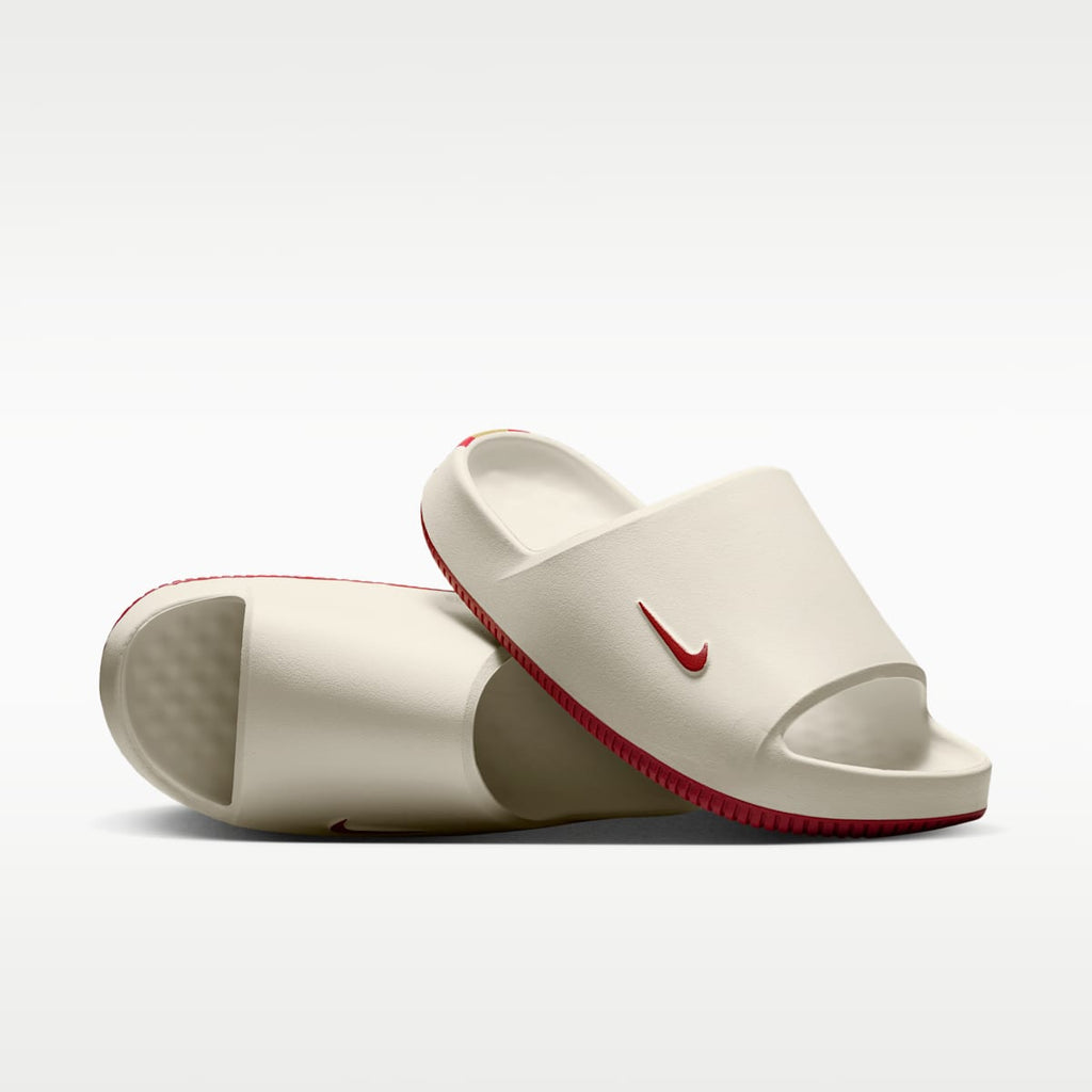 Nike Calm (Washington Commanders) Men's NFL Slides - Sail/University Gold/Team Red - Image 1