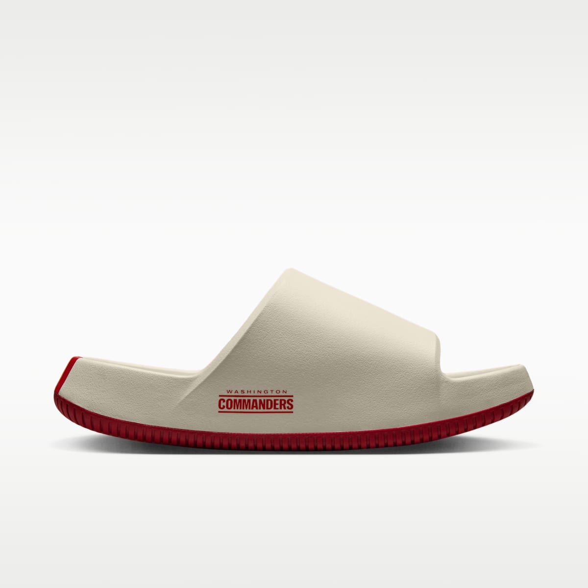Nike Calm (Washington Commanders) Men's NFL Slides - Sail/University Gold/Team Red - Image 4