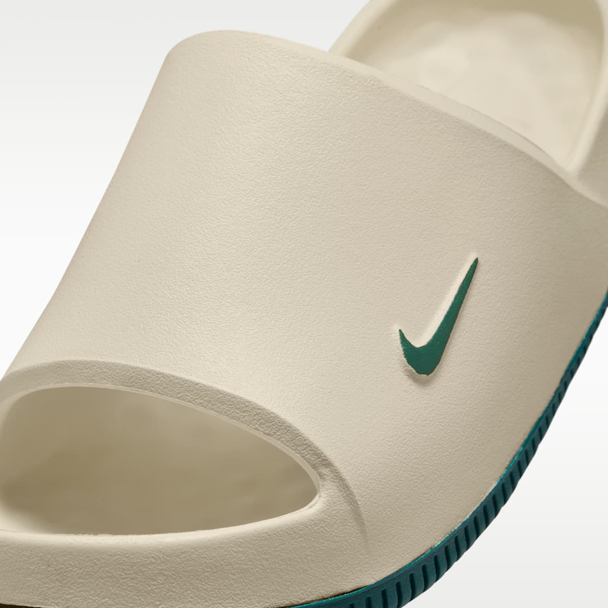 Nike Calm (Philadelphia Eagles) Men's NFL Slides - Sail/Medium Silver/Sport Teal - Image 6