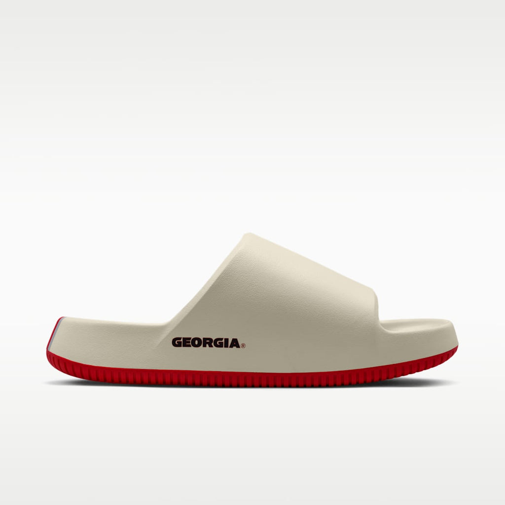 Nike Calm (Georgia) Men's College Slides - Sail/Sail/University Red - Image 4