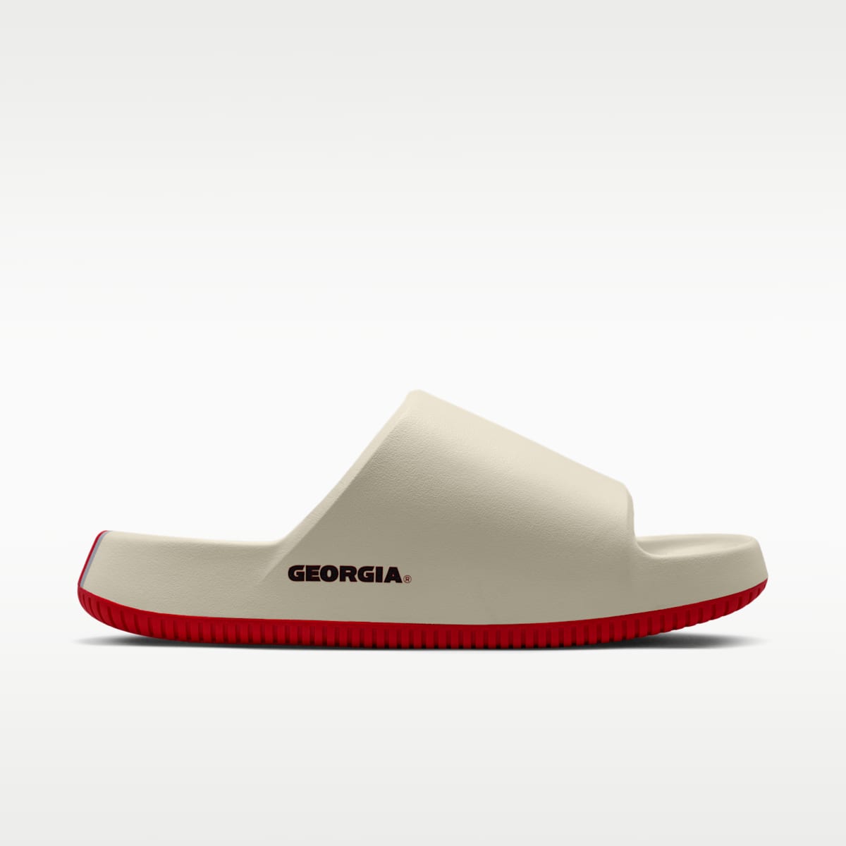 Nike Calm (Georgia) Men's College Slides - Sail/Sail/University Red - Image 4