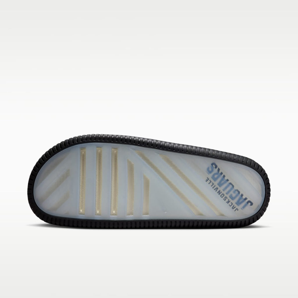 Nike Calm (Jacksonville Jaguars) Men's NFL Slides - Sail/Blustery/Black - Image 3
