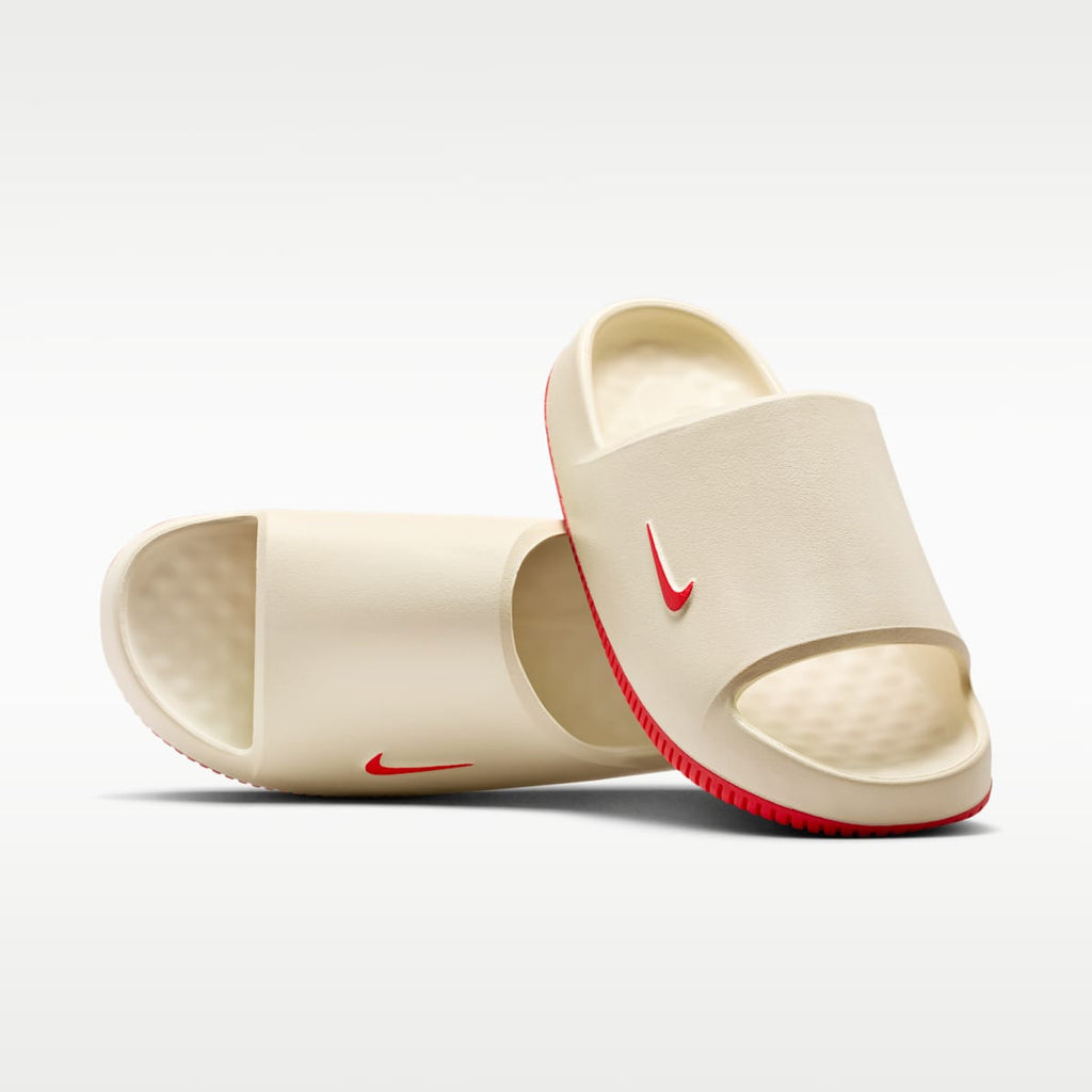 Nike Calm (Ohio State) Men's College Slides - Sail/Sail/University Red - Image 1