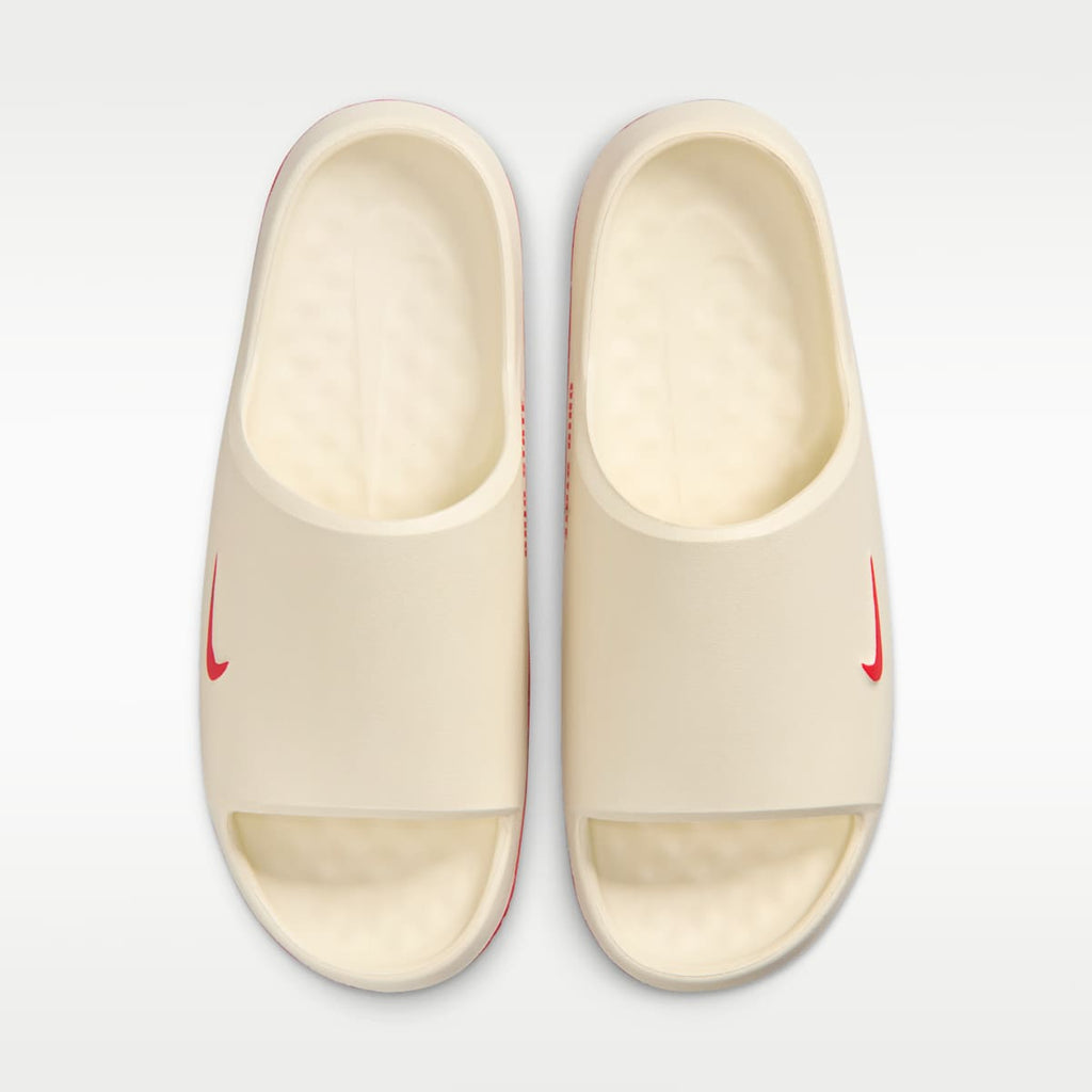 Nike Calm (Ohio State) Men's College Slides - Sail/Sail/University Red - Image 5