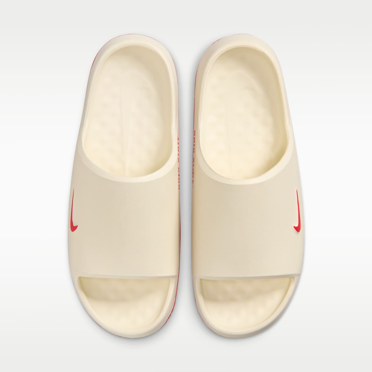 Nike Calm (Ohio State) Men's College Slides - Sail/Sail/University Red - Image 5
