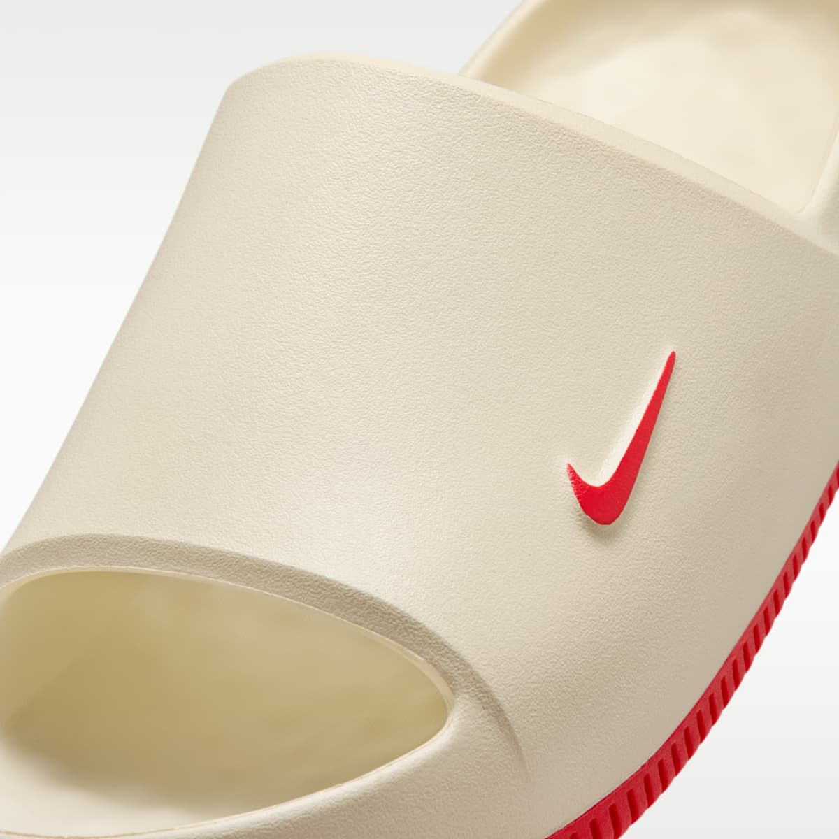 Nike Calm (Ohio State) Men's College Slides - Sail/Sail/University Red - Image 6