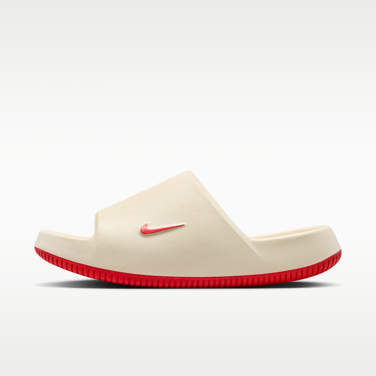 Nike Calm (Ohio State) Men's College Slides - Sail/Sail/University Red - Image 2