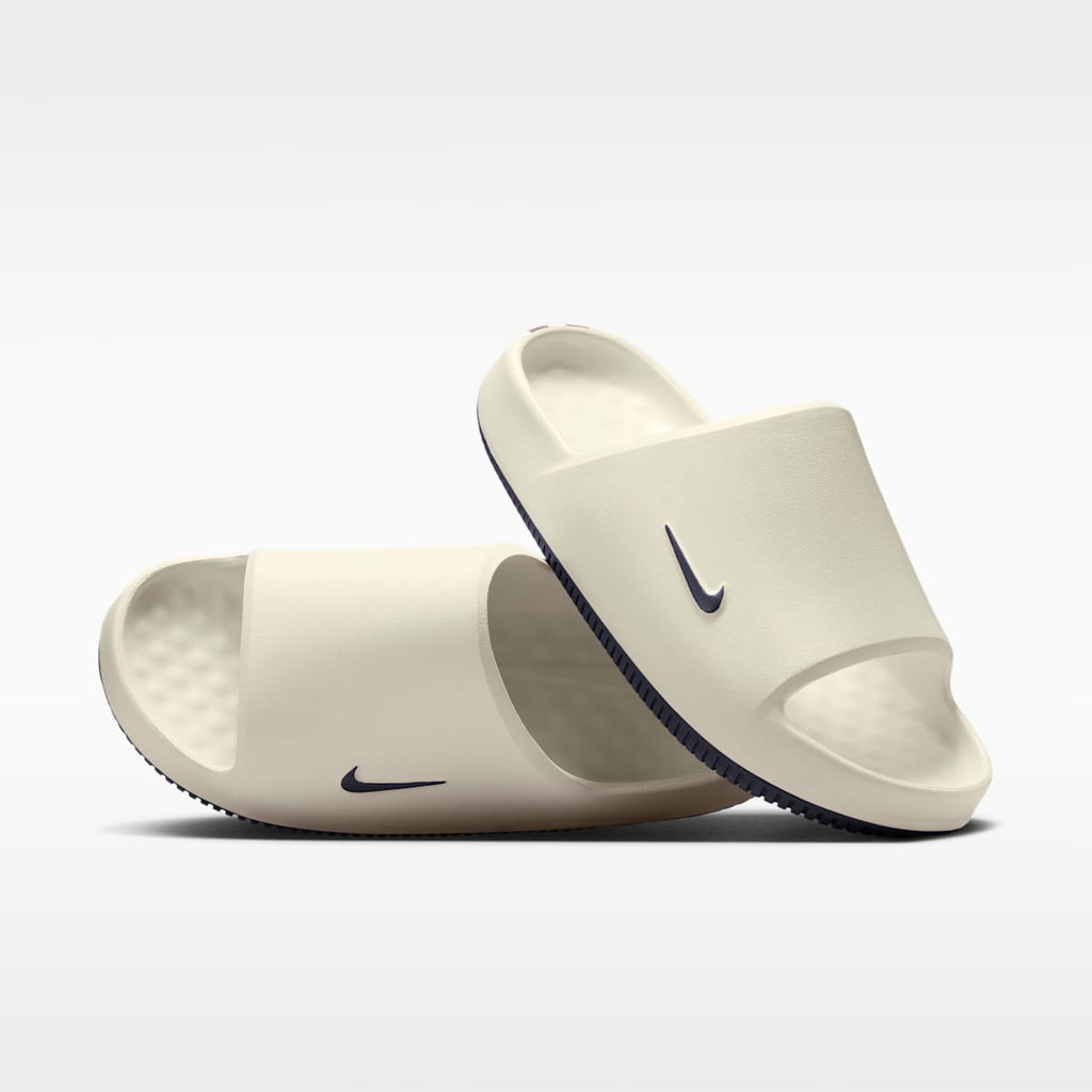 Nike Calm (Oklahoma) Men's College Slides - Sail/Sail/Team Crimson - Image 1