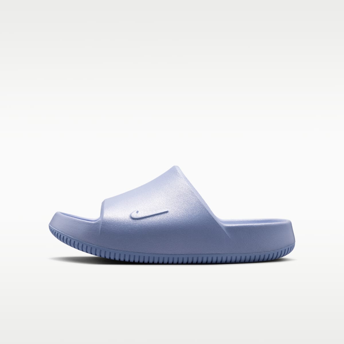 Nike Calm 2.0 Premium Big Kids' Slides - Ghost/Ghost