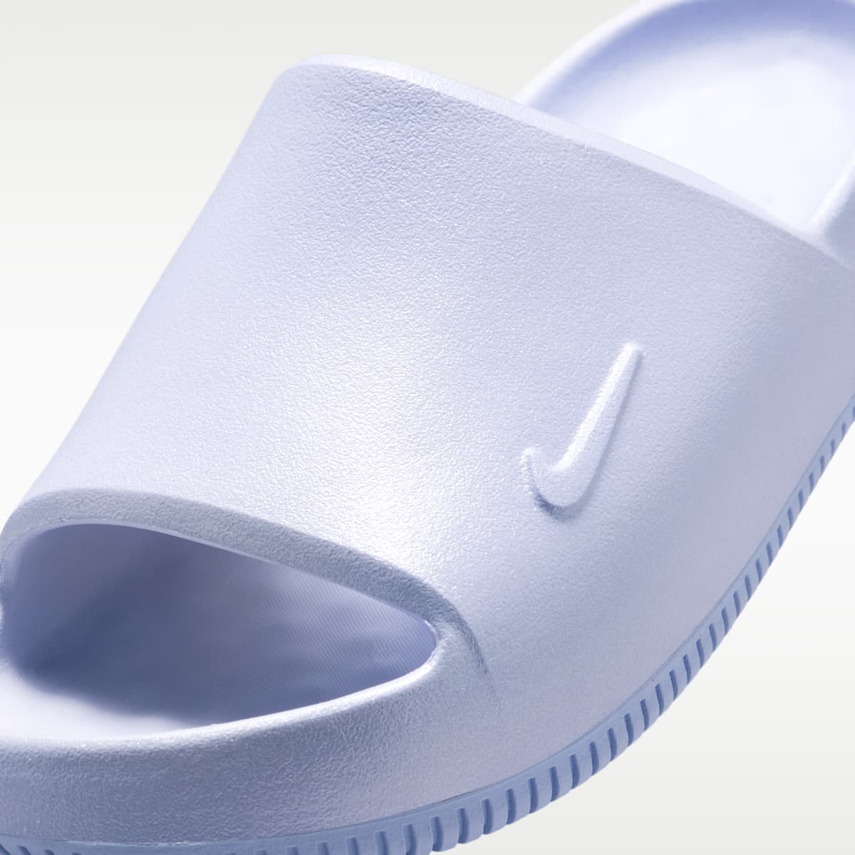 Nike Calm 2.0 Premium Big Kids' Slides - Ghost/Ghost