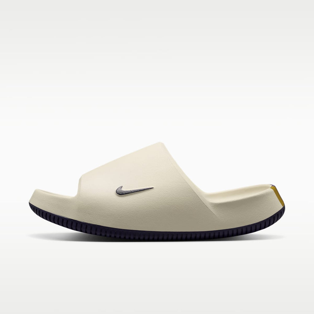 Nike Calm (Baltimore Ravens) Men's NFL Slides - Sail/Ochre/New Orchid - Image 2