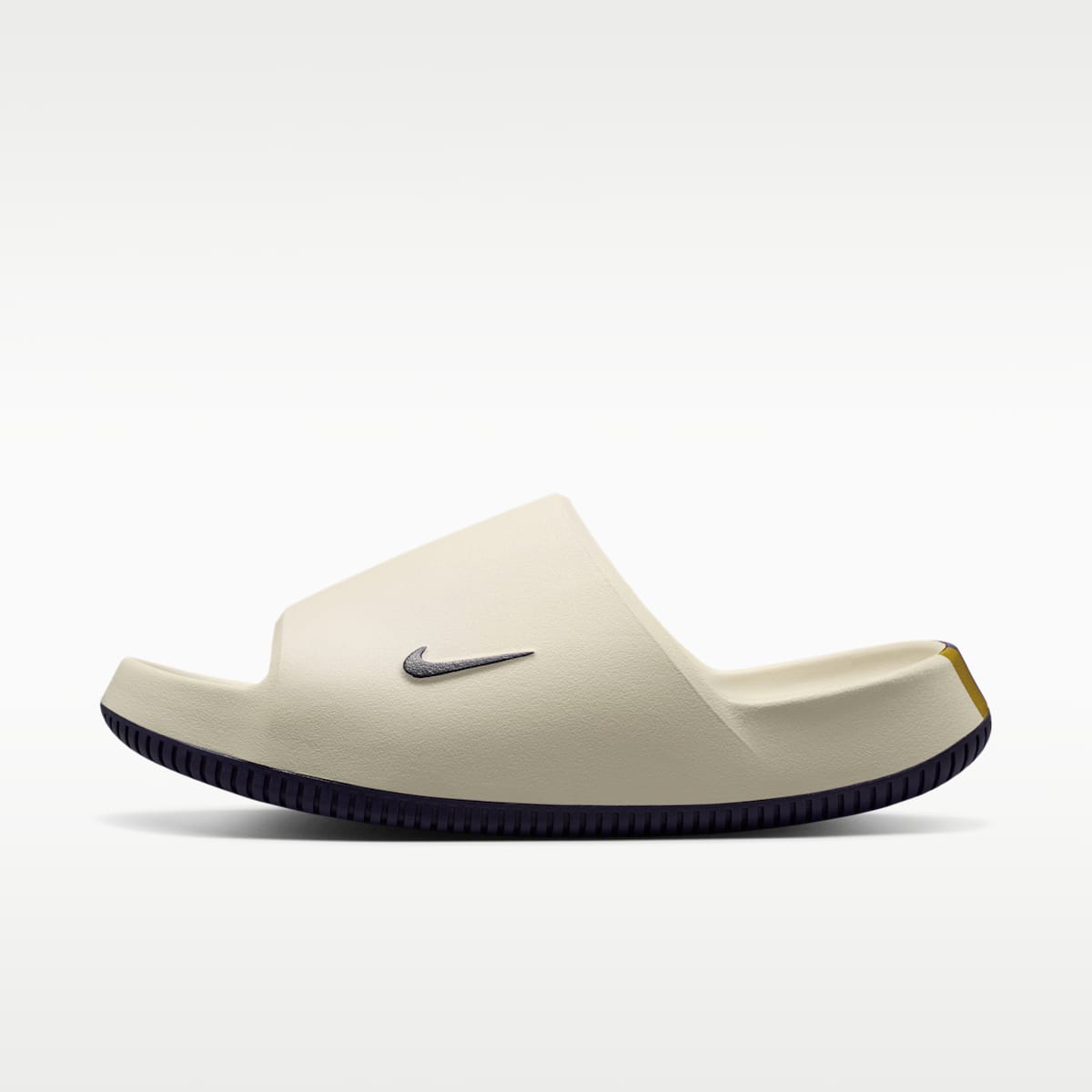 Nike Calm (Baltimore Ravens) Men's NFL Slides - Sail/Ochre/New Orchid - Image 2