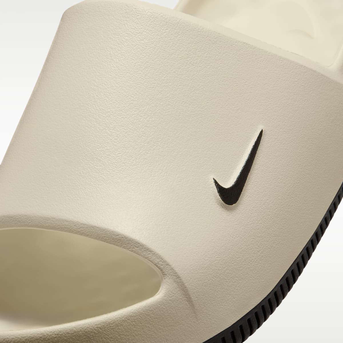 Nike Calm (New Orleans Saints) Men's NFL Slides - Sail/Team Gold/Black - Image 6