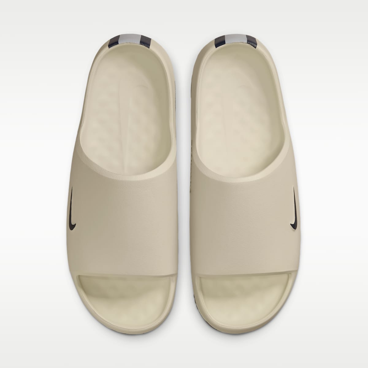 Nike Calm (Seattle Seahawks) Men's NFL Slides - Sail/Wolf Grey/College Navy - Image 5