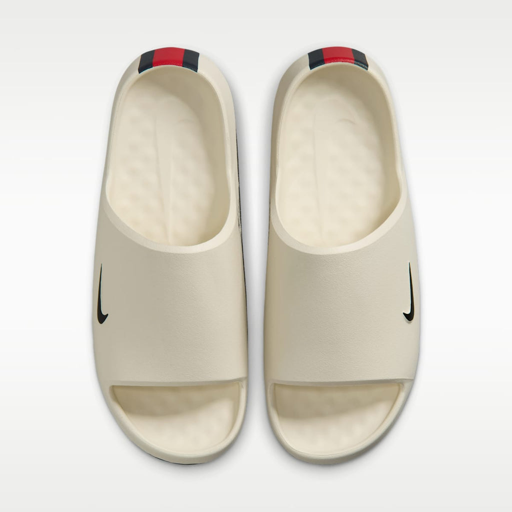 Nike Calm (Houston Texans) Men's NFL Slides - Sail/University Red/Pitch Blue - Image 5