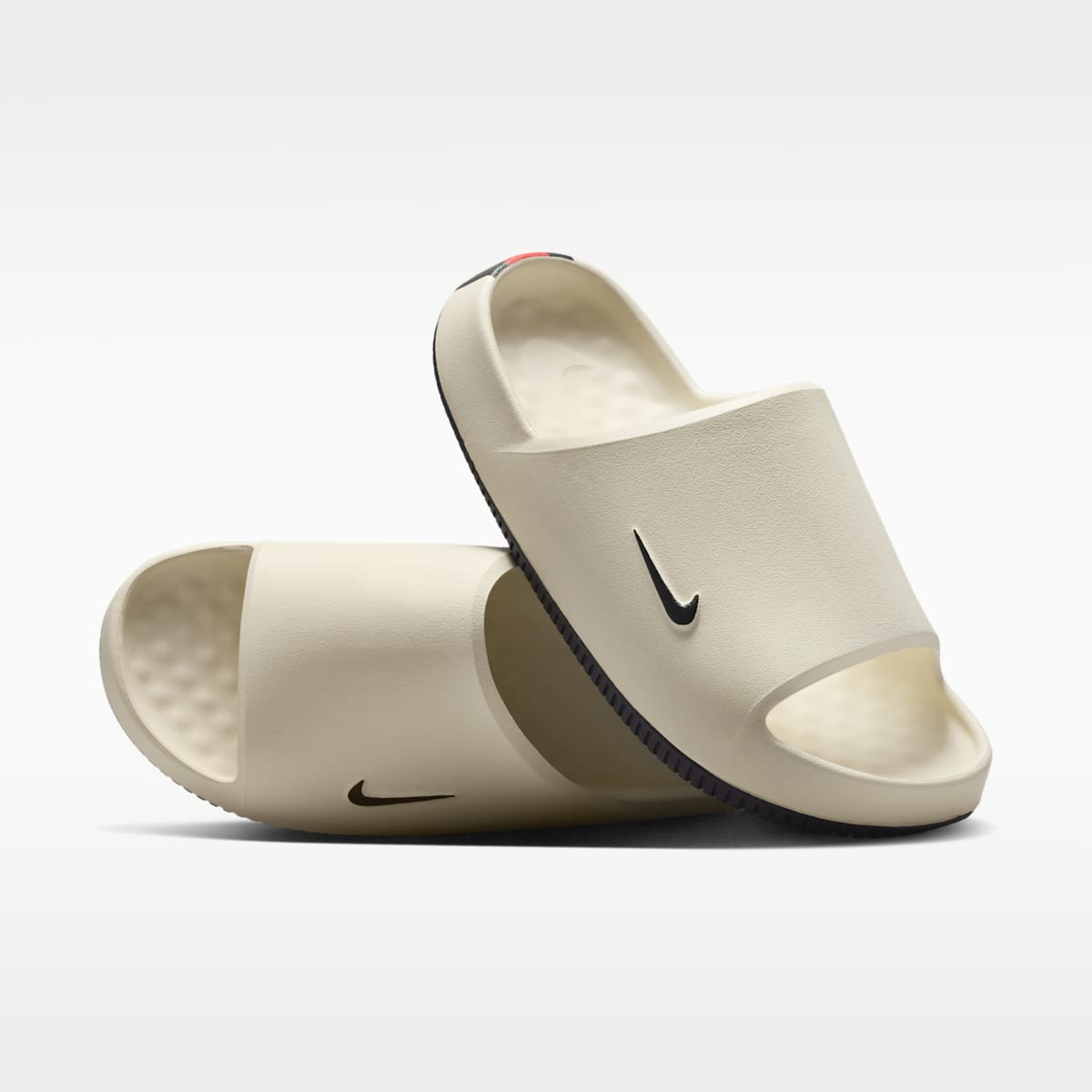 Nike Calm (Houston Texans) Men's NFL Slides - Sail/University Red/Pitch Blue - Image 1