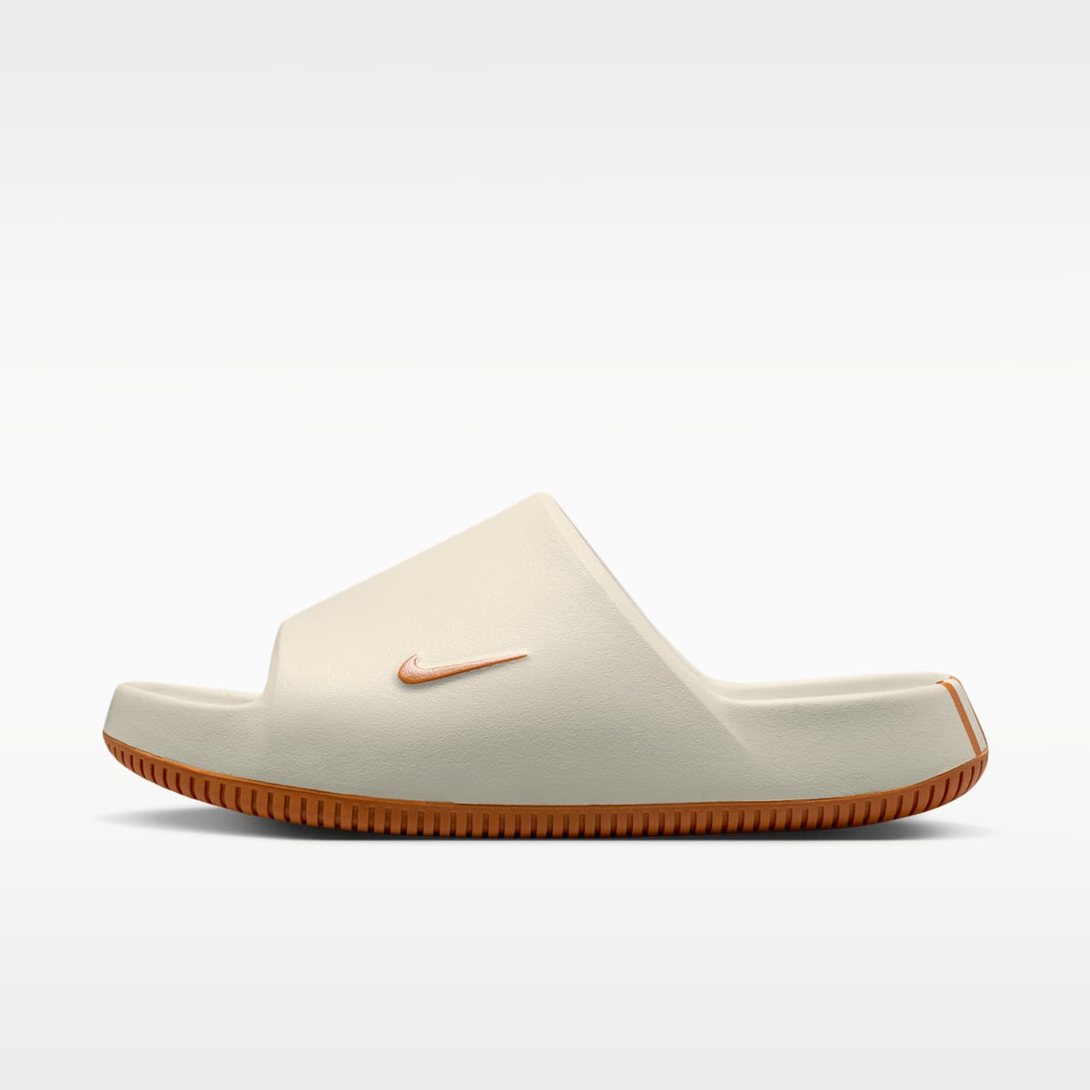 Nike Calm (Texas) Men's College Slides - Sail/Sail/Desert Orange - Image 2