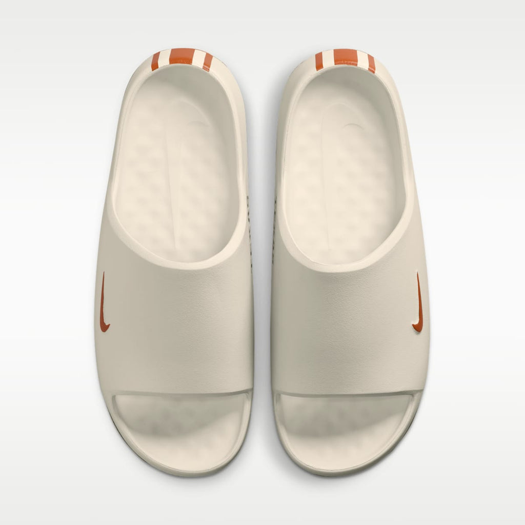 Nike Calm (Texas) Men's College Slides - Sail/Sail/Desert Orange - Image 5