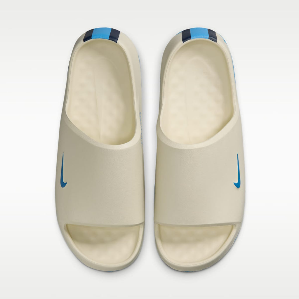 Nike Calm (Tennessee Titans) Men's NFL Slides - Sail/College Navy/Coast - Image 5