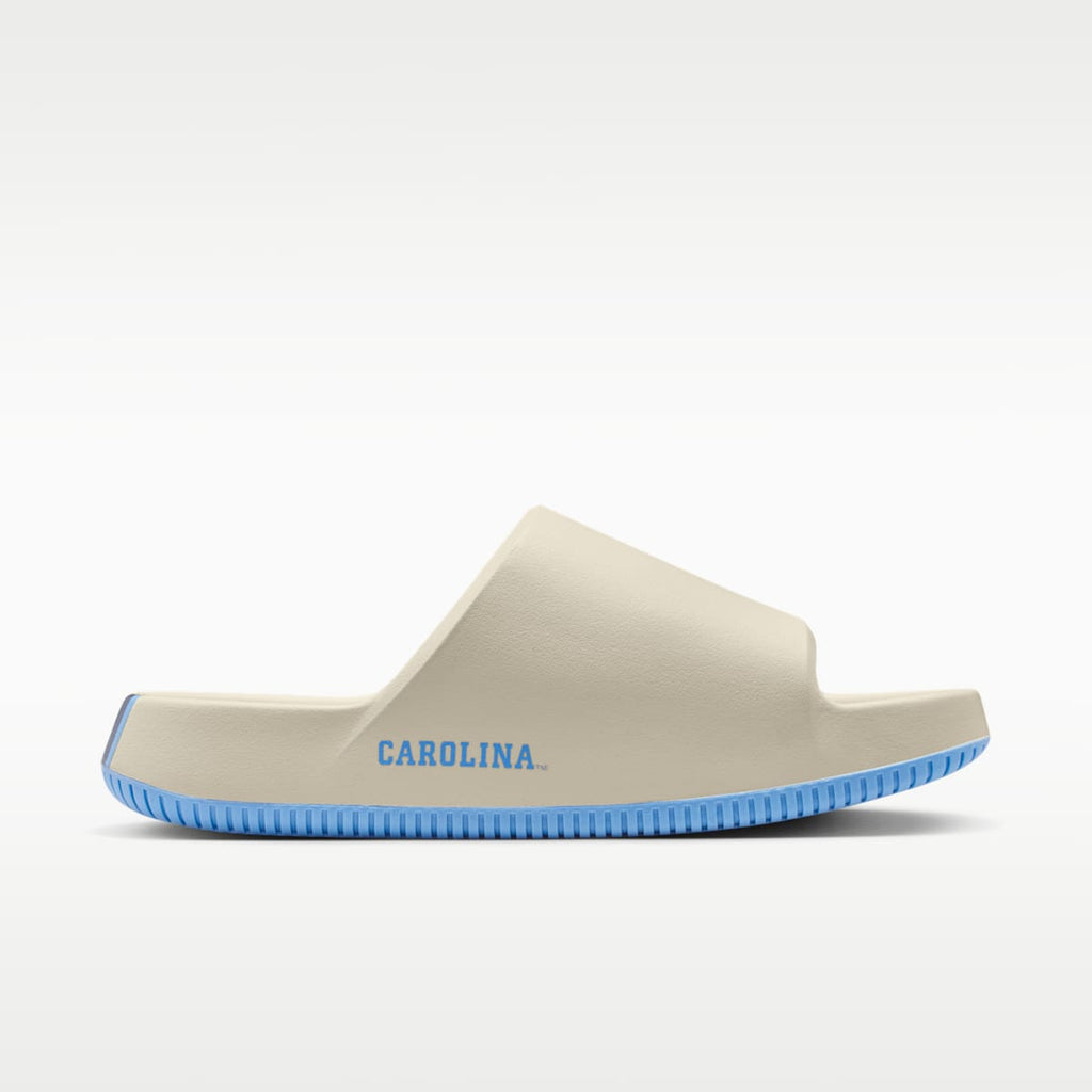 Nike Calm (UNC) Men's College Slides - Sail/Sail/Valor Blue - Image 4