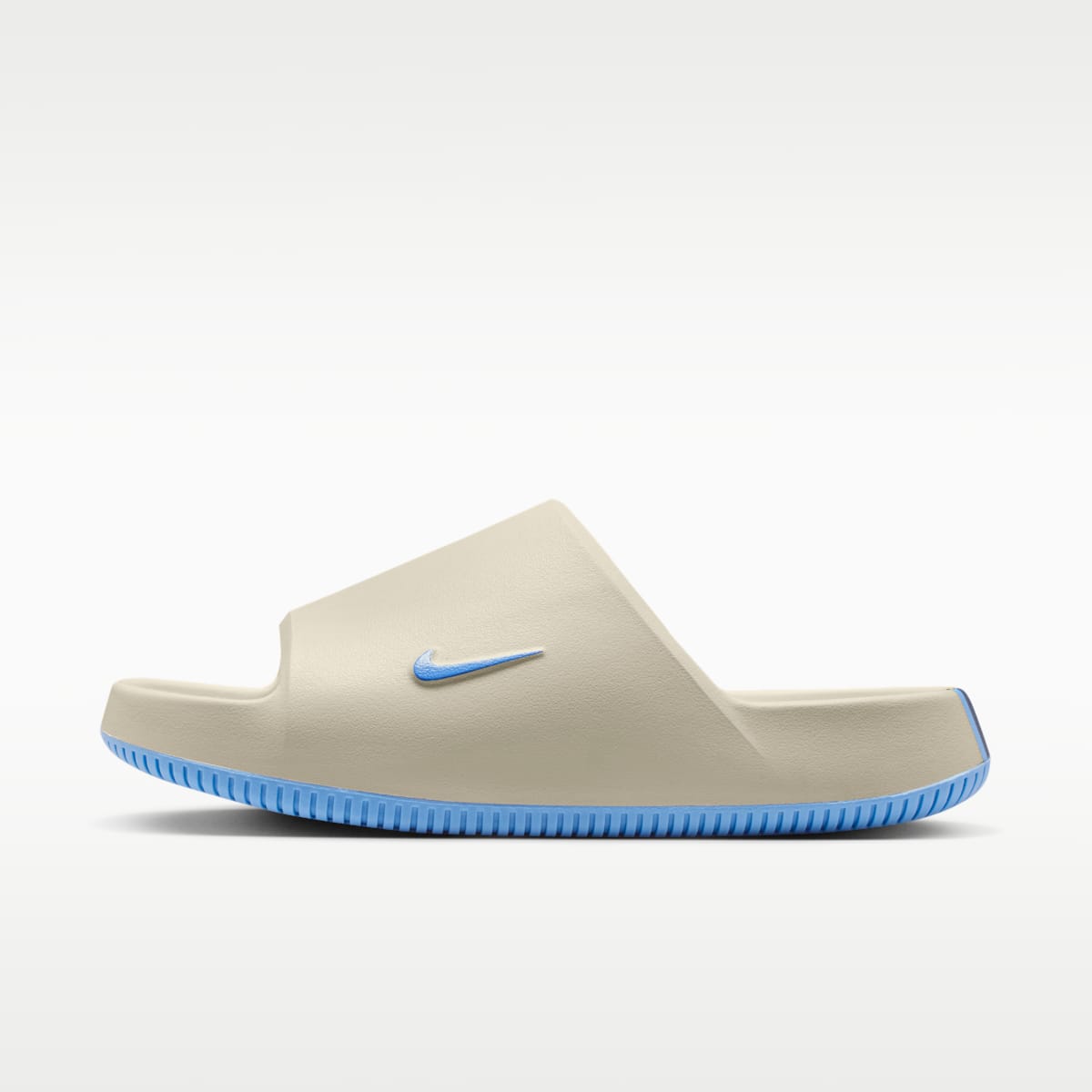 Nike Calm (UNC) Men's College Slides - Sail/Sail/Valor Blue - Image 2