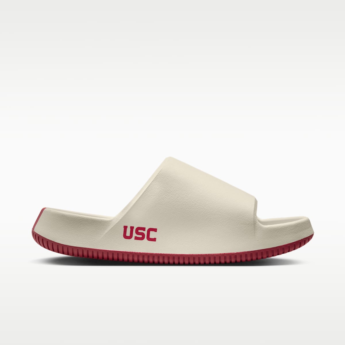 Nike Calm (USC) Men's College Slides - Sail/Sail/Team Crimson - Image 4