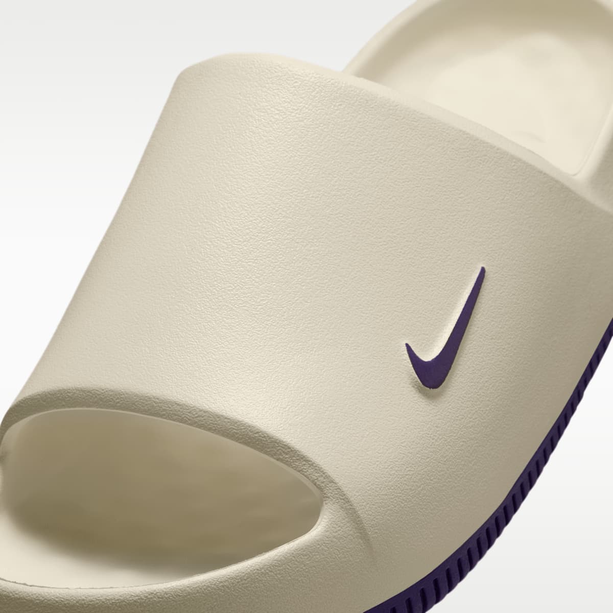 Nike Calm (Minnesota Vikings) Men's NFL Slides - Sail/Gold/Court Purple - Image 6