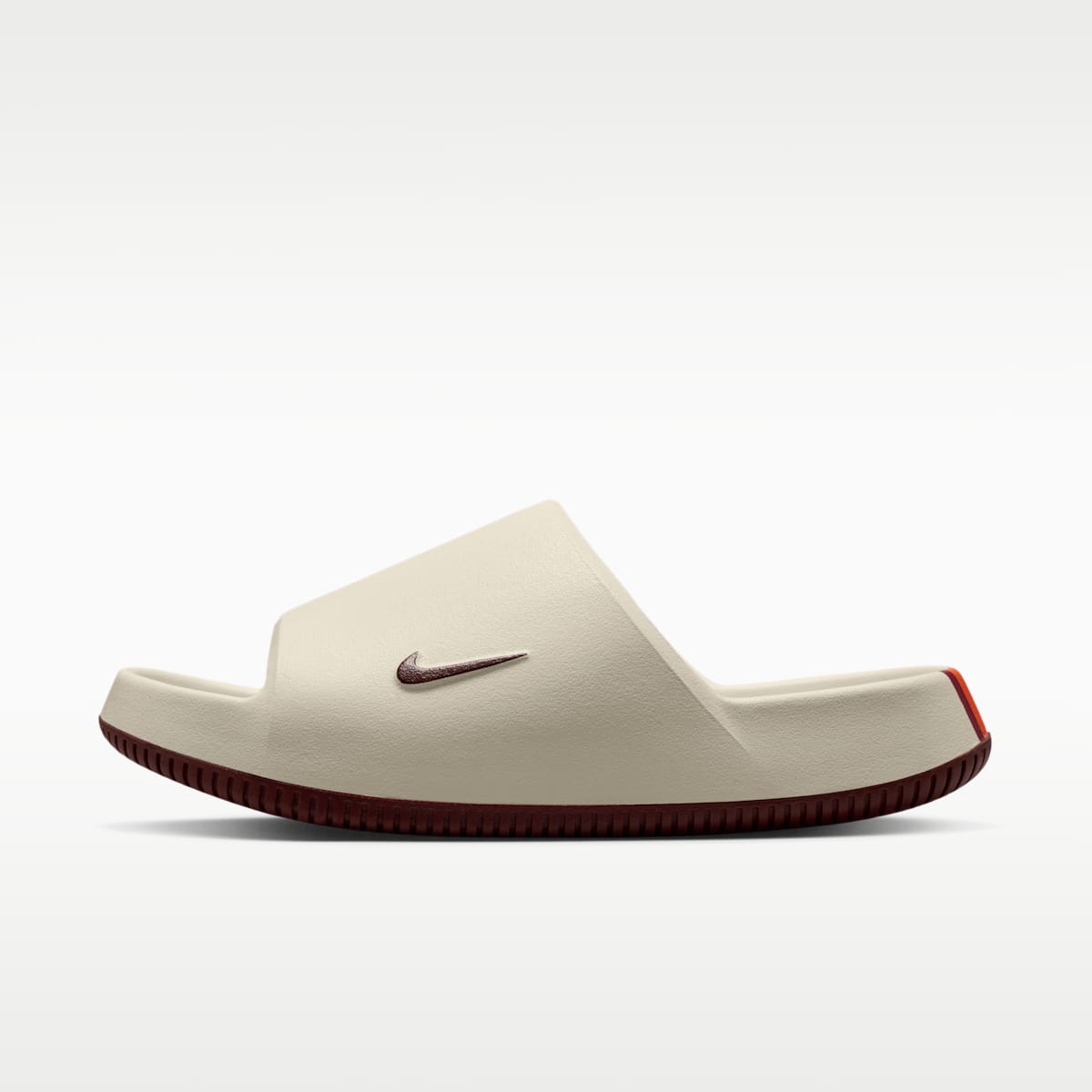 Nike Calm (Virginia Tech) Men's College Slides - Sail/Sail/Deep Maroon - Image 2