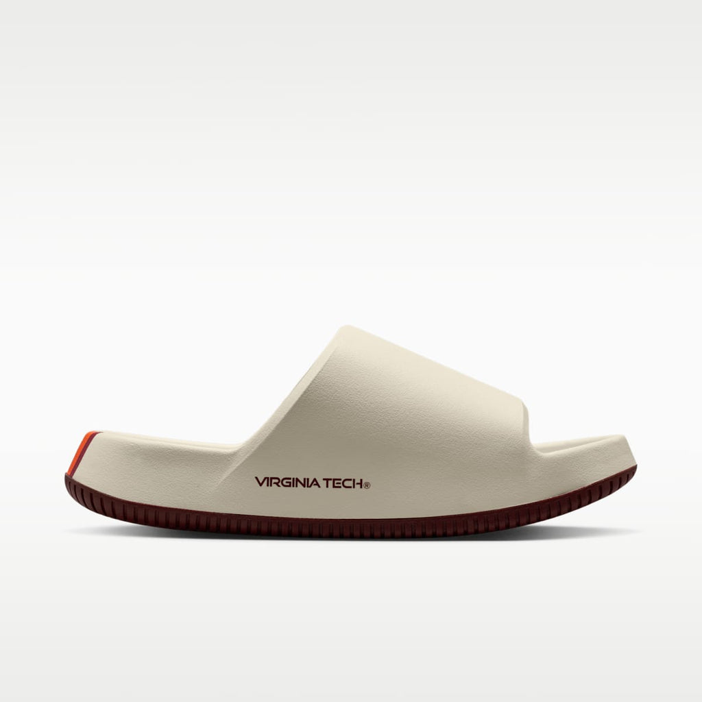 Nike Calm (Virginia Tech) Men's College Slides - Sail/Sail/Deep Maroon - Image 4