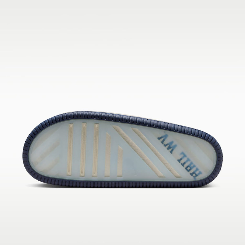 Nike Calm (WVU) Men's College Slides - Sail/Sail/College Navy - Image 3