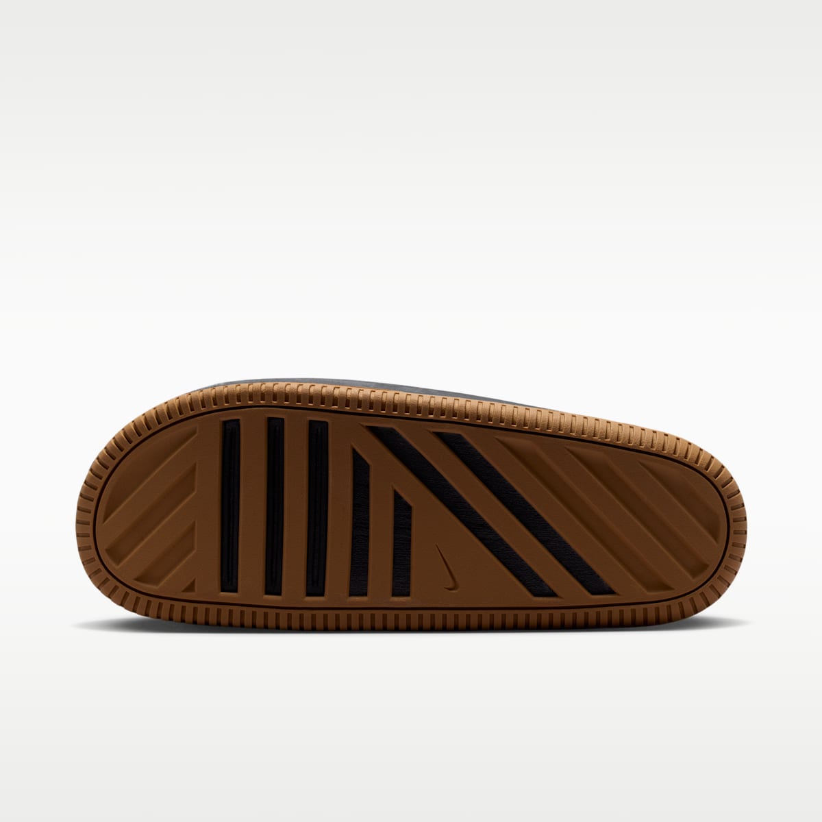 Nike Calm 2.0 Men's Slides - Black/Gum Medium Brown/Black - Image 3