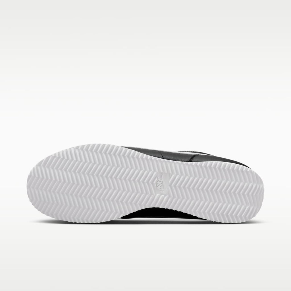 Nike Cortez Leather Men's Shoes - Black/White - Image 2
