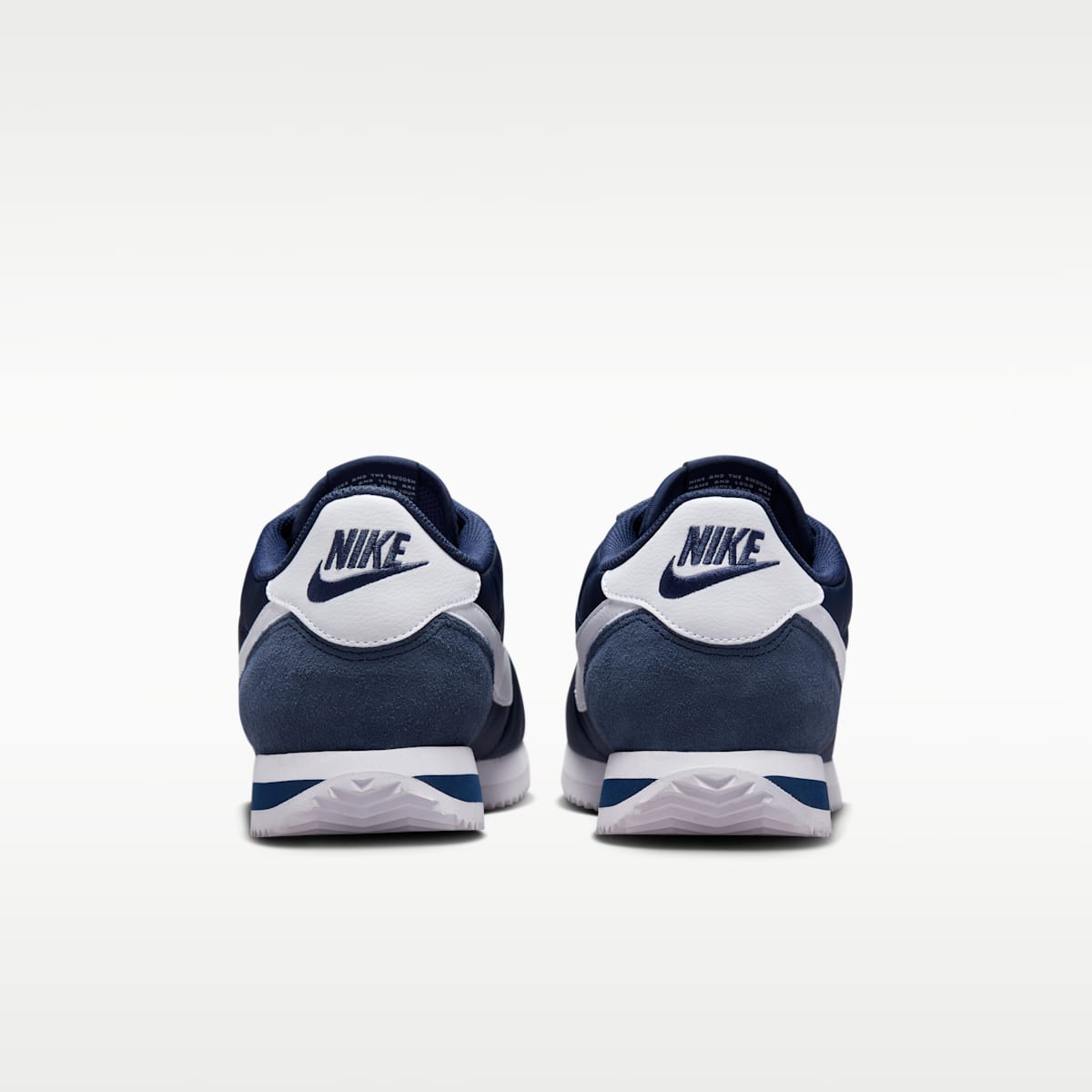 Nike Cortez Textile Men's Shoes - Midnight Navy/White - Image 7