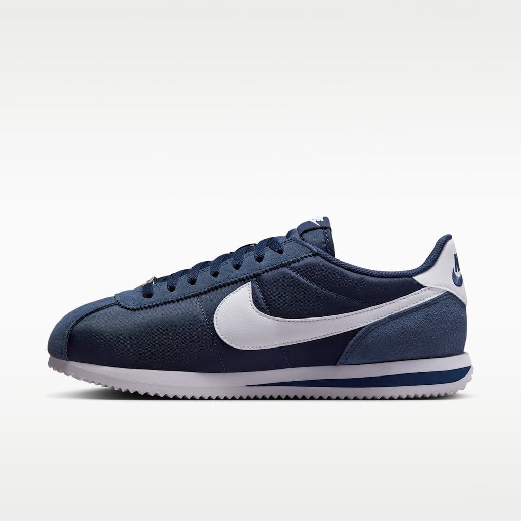 Nike Cortez Textile Men's Shoes - Midnight Navy/White - Image 1