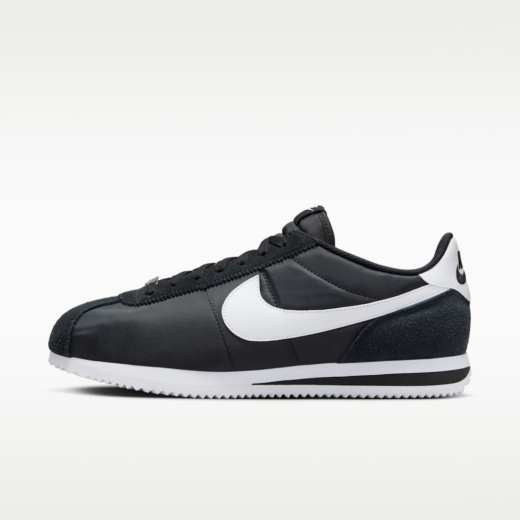 Nike Cortez Textile Men's Shoes - Black/White - Image 1