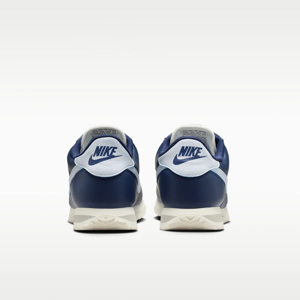 Nike Cortez Leather Men's Shoes - Midnight Navy/Sail/Light Smoke Grey/Football Grey - Image 6