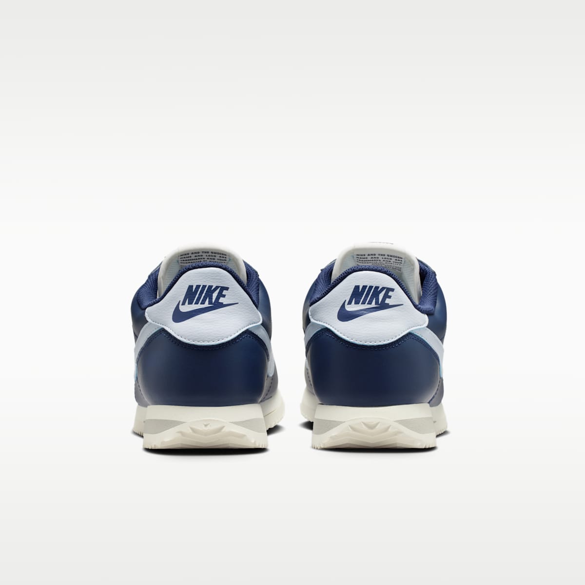 Nike Cortez Leather Men's Shoes - Midnight Navy/Sail/Light Smoke Grey/Football Grey - Image 6