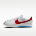 Nike Cortez Leather Men's Shoes - White/Varsity Blue/Varsity Red - Image 1